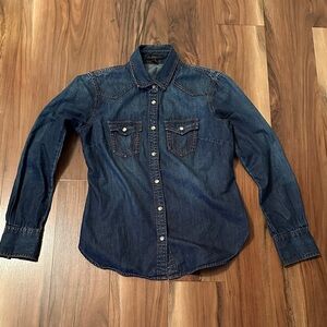 True Religion Indigo Denim Shirt